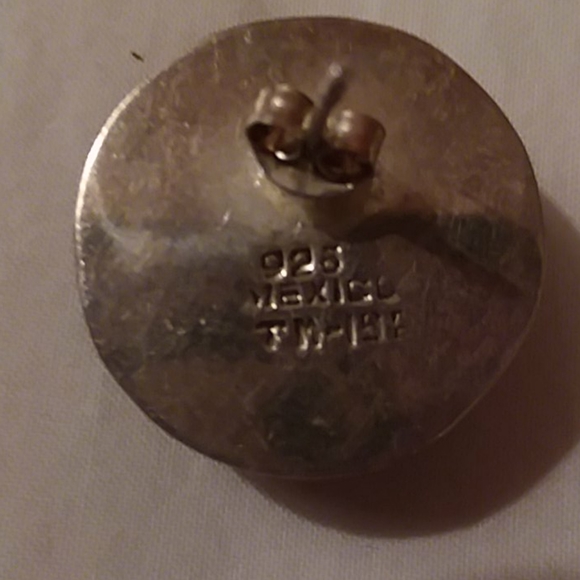 Large Sterling Silver braided earrings. - Picture 3 of 4